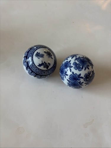 Blue and white ceramic - blue, floral