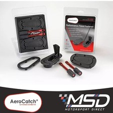 AeroCatch Quick Release Bonnet/Boot Catches Plus Flush Non Locking Pin Black