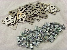 M6 nutsert x 2mm. 50 laser cut