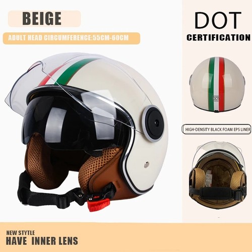 Dot open face retro - 3/4,