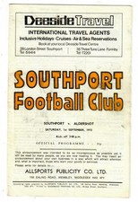 Southport - 1973-74 - Home Football Programmes
