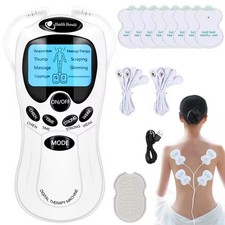 8 Modes Tens Unit Muscle Therapy Pain Relief Stimulator Machine Pulse Massager