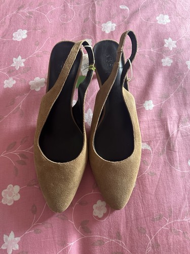 Tan suede leather - tan,