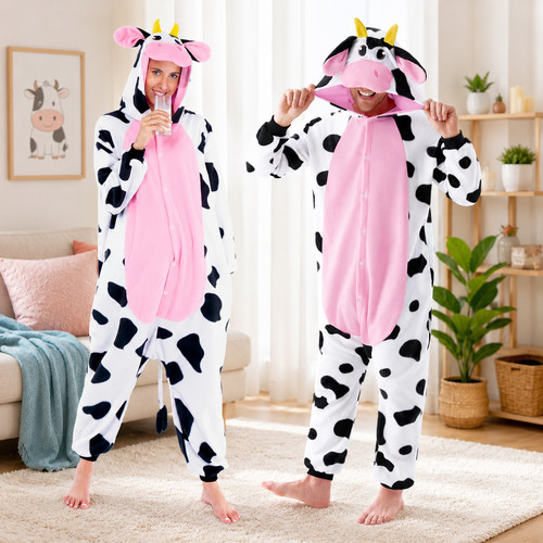 Adult plush unisex - adult, cow