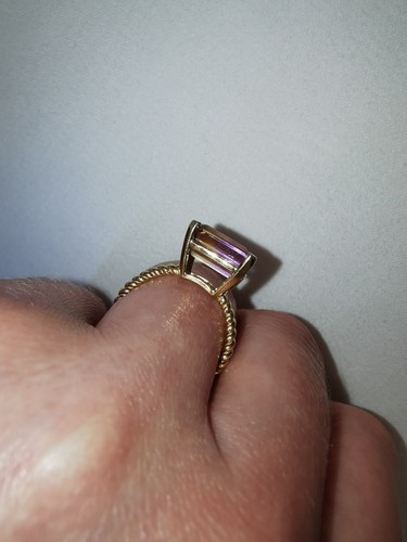 Beautiful ametrine ring - beautiful, 10ct