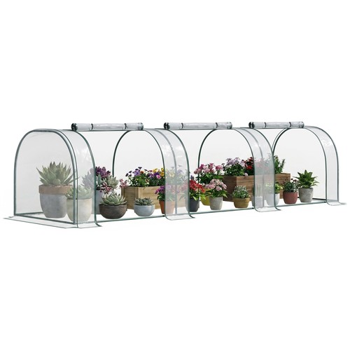 Outsunny tunnel greenhouse - outsunny,