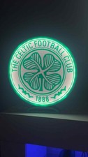 Celtic Football Club LED Light Box USB Powered man cave, bar, Compatible Gift