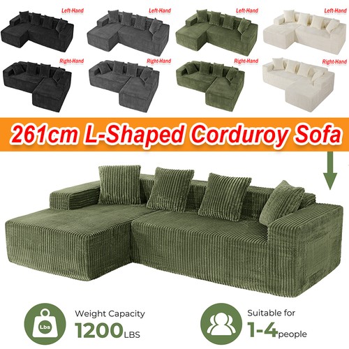 Shaped corner sofa with - corner,