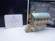 ROYAL CROWN DERBY CARAVAN BARREL TOP WAGON 1ST QUALITY NO OFFERS