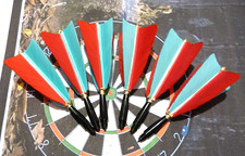 REAL FEATHER DART FLIGHTS