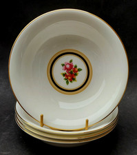 FOUR BONE CHINA WEDGWOOD CLIO DESSERT BOWLS