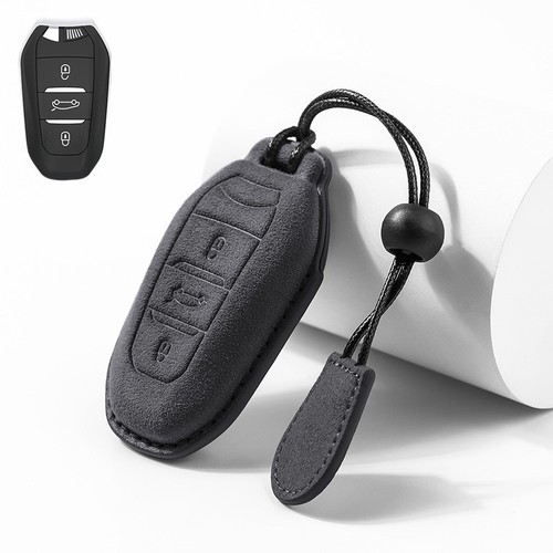 Leather car key - leather, cover