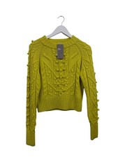 H&M Knitted Green Jumper 3D