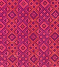 Vintage Retro 1970’s Fabric Craft Cushion Curtains Camper Van Decor #VK