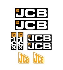 Decal Sticker Set JCB 1CX