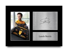 Lando Norris McLaren Cool Gift Idea Framed Photo Prints for Fans of F1 Formula 1