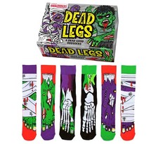 United Oddsocks The Dead Legs 6 Odd Socks Gift Box - Mens Size 6-11