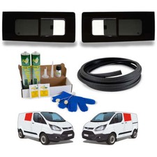Pair of Opening Campervan Side Windows Bundle Transit Custom 2013-2023