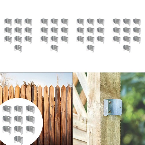 10x fence brackets square pipe - 10x,