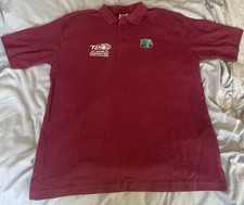 2009 WEST INDIES CRICKET MAROON POLO SHIRT MENS LARGE ICC TWENTY 20 WORLD CUP VG