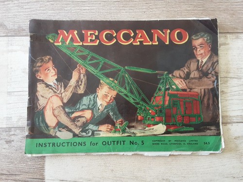 Meccano 1954 instructions for