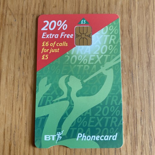 Green phonecard expiry - £5,