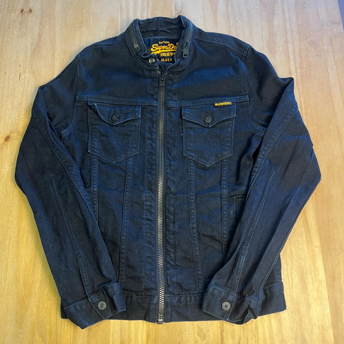 Superdry denim jacket mens - superdry,