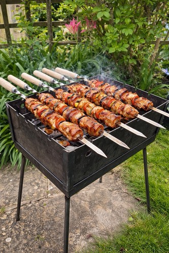 Portable folding mangal metal - portable,