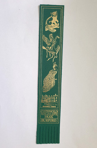 Burford leather bookmark - burford,