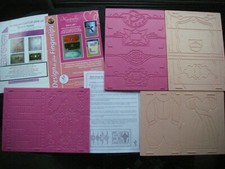 JOB LOT 2 LARGE Keepsake Glitter Girls HANDBAGS LADIES Embossing Boards FREE 