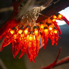 20led chili string - light, red