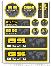 GS Enduro motorbike decal set