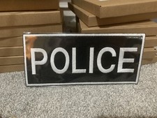 Custom Made Police Morale Patch For Plate Carrier Extra Large Tactical British