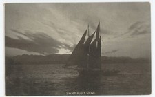 Sail Boat Sunset Puget Sound