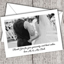 Photo WEDDING Thank You Cards