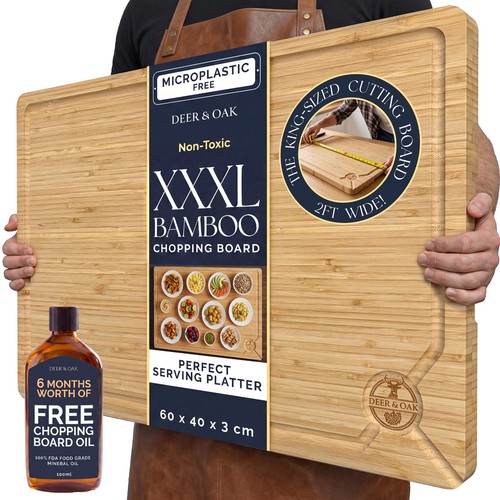 Chopping board xxxl bamboo - board,
