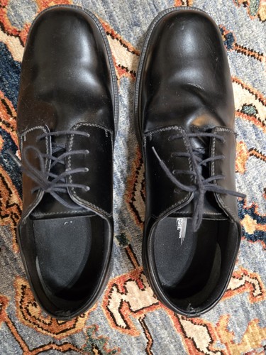 Men black leather oxfords - men's,