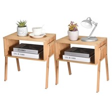 Bamboo Stackable Nightstand