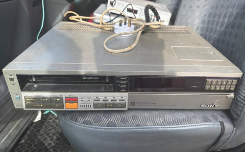 Sony betamax vcr video - sony,