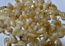 5 Citrine Tumblestones