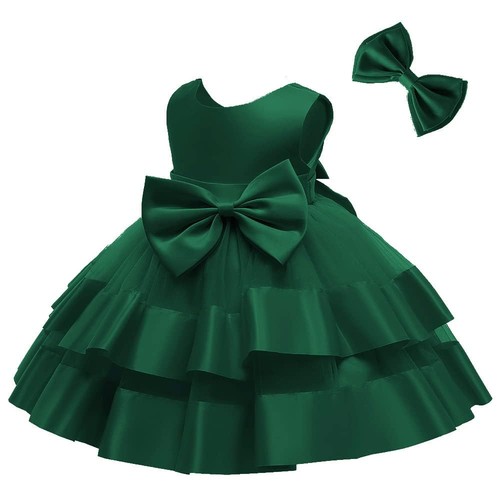 Girl bowknot backless - 3m-6t,
