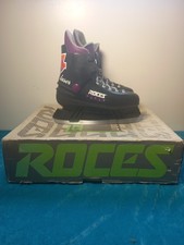 Roces laser Ice Skating Boots Black.  UK Size 7  Very Good Condition boxed. 