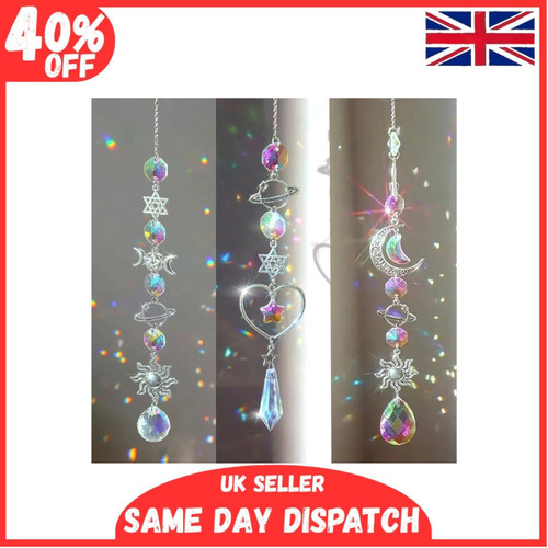 Crystal wind chime rainbow - wind,