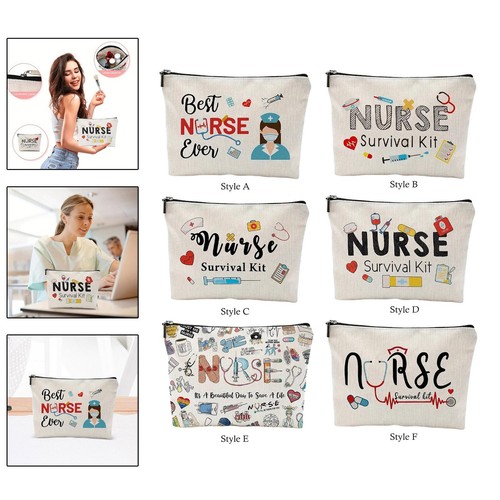 Nurse makeup bag - nurse, cosmetic