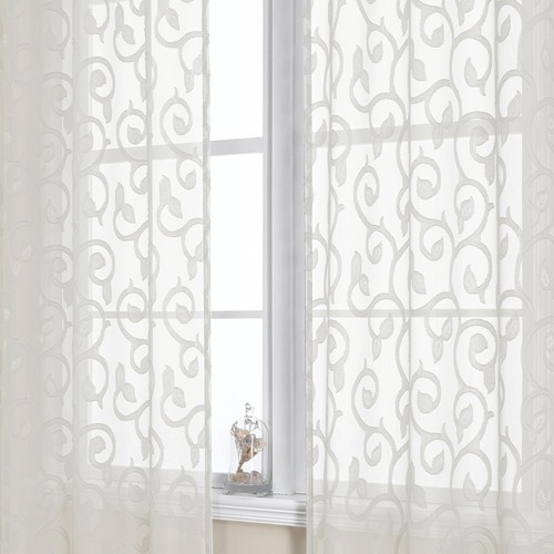 Furman sheer ivory curtains - furman,