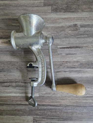Vintage 1950 meat mincer - vintage, 1950's