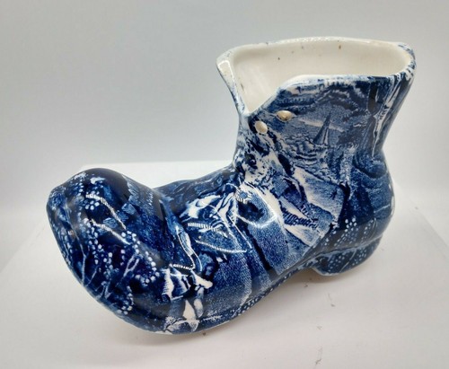 Ceramic boot blue - boot,