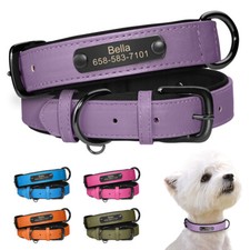 Leather personalised dog - leather,
