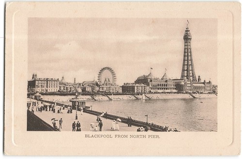 Blackpool tower wheel from - blackpool,