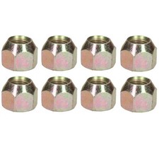 Pack of 8 3/8" UNF Conical Wheel Nuts Nut For Trailer Suspension Hubs Trailers